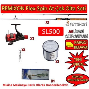Remixon Flex 240cm 7 Parça Spin At Çek Olta Seti