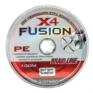 Remixon Fusion X4 0.25mm 100m Spin Lrf İp Misina